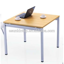 Projeto de tabela de negociação para madeira de pessego de escritório + acabamento de branco quente, mobiliário de escritório Fashional para venda (JO-4053)